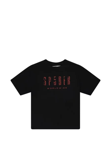 Tricou Sp5der cu imagine negru