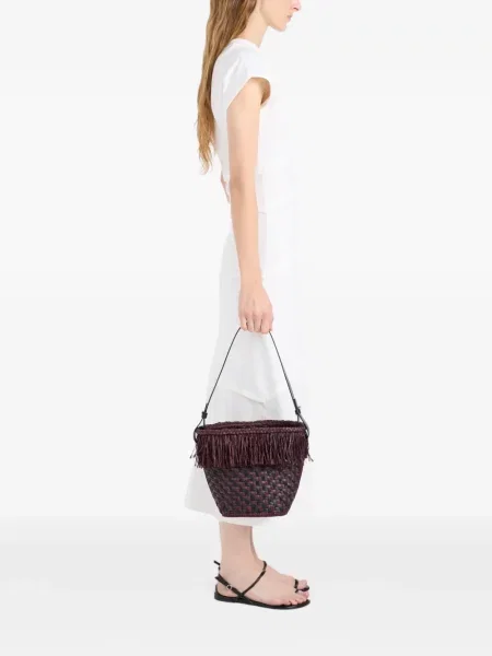 Чанта Proenza Schouler с ресни виолетово