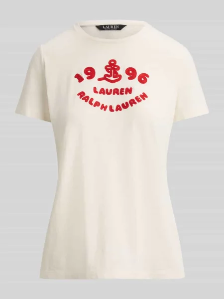 Męski t-shirt o kroju regular fit z czystej bawełny Lauren Ralph Lauren