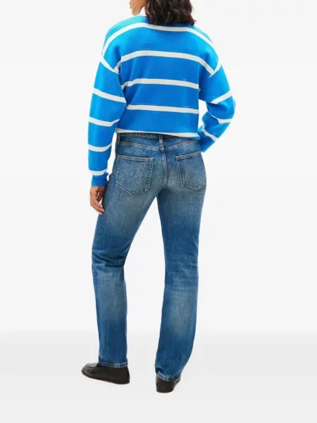 Blugi drepți Tommy Hilfiger albastru