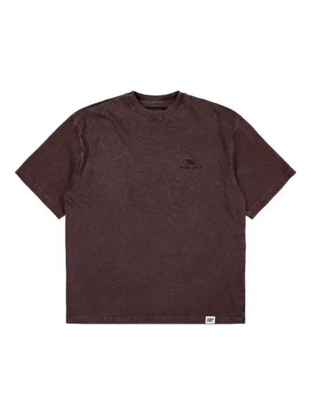 Tricou Neighborhood cu decolteu rotund maro