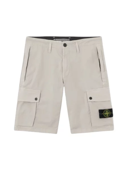 Szorty cargo Stone Island z kamieniami szare