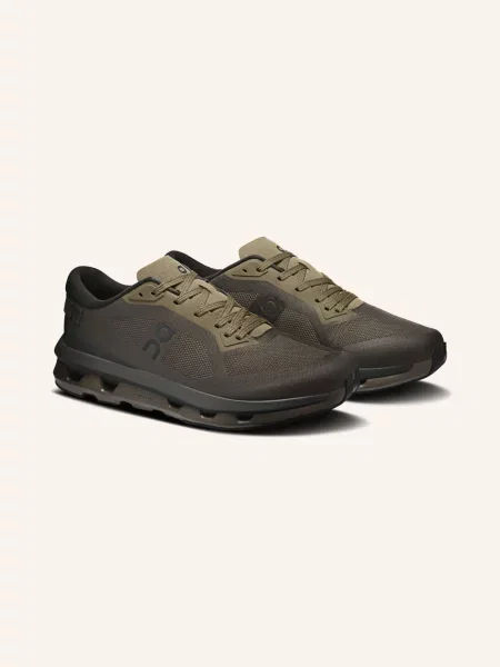 On Sneakersy Cloudzone tmavě / černošedá hnědá
