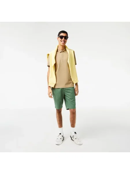 Поло Lacoste бежевое