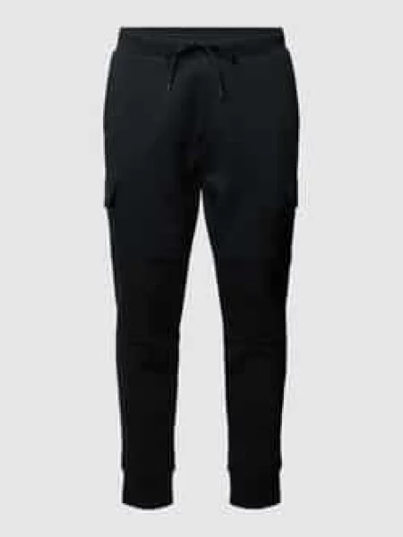 Spodnie cargo Polo Ralph Lauren w jednolitym kolorze czarne