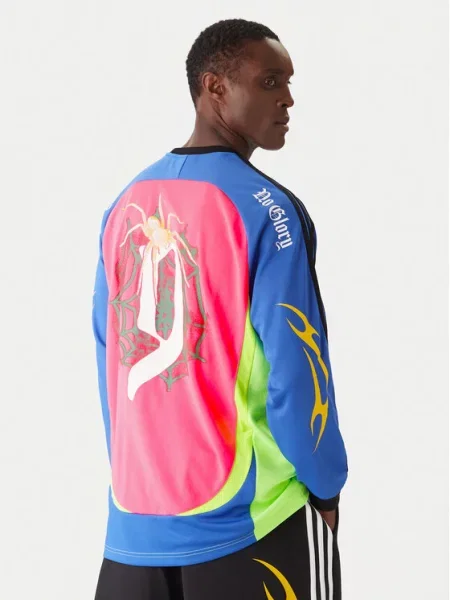 Длинный лонгслив Adidas из джерси желтый