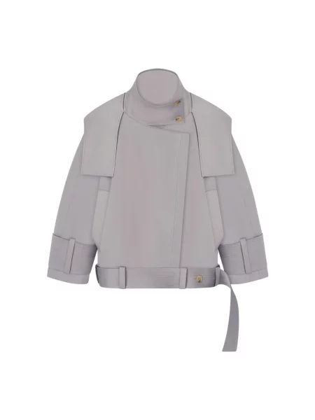 Aeron Kurtki Kobieta Szary L Lekka Kurtka beżowa