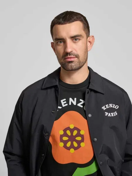 T-shirt z czystej bawełny Kenzo czarna