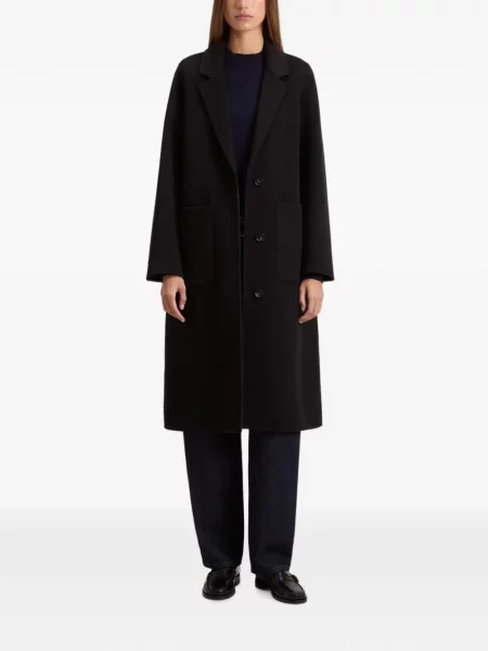 Palton Woolrich de lână negru