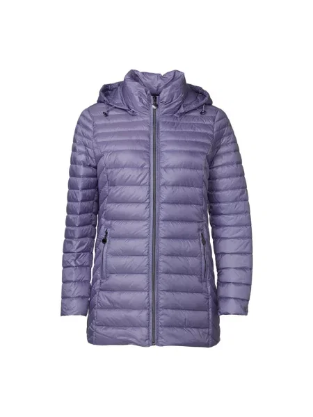 Pikowana kurtka puchowa Danwear fioletowa