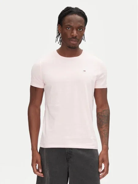 Тениска Tommy Jeans розово