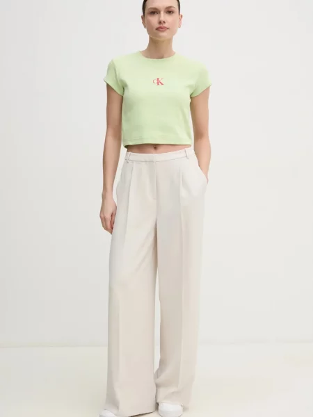 Calvin Klein Jeans kratka majica zelena