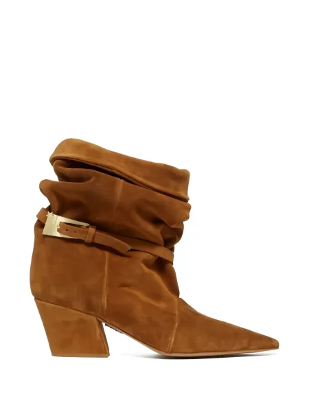 Botine Aniye By cu cataramă maro