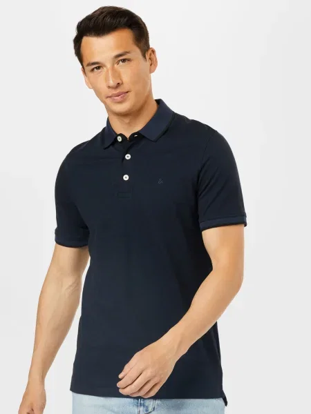 JACK & JONES Tričko JJEPAULOS tmavomodrá