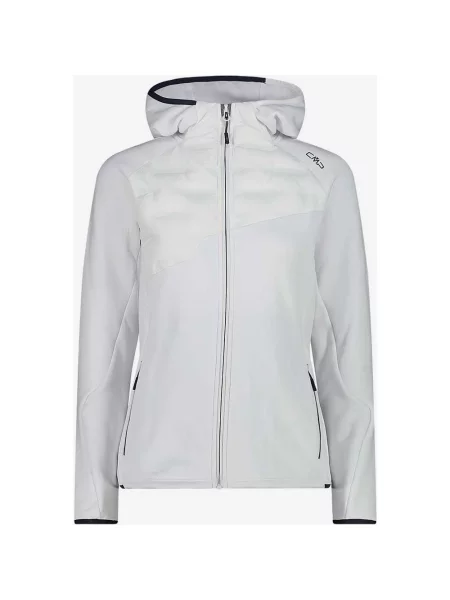 Kurtka z kapturem CMP Hybrid Stretch Performance biała