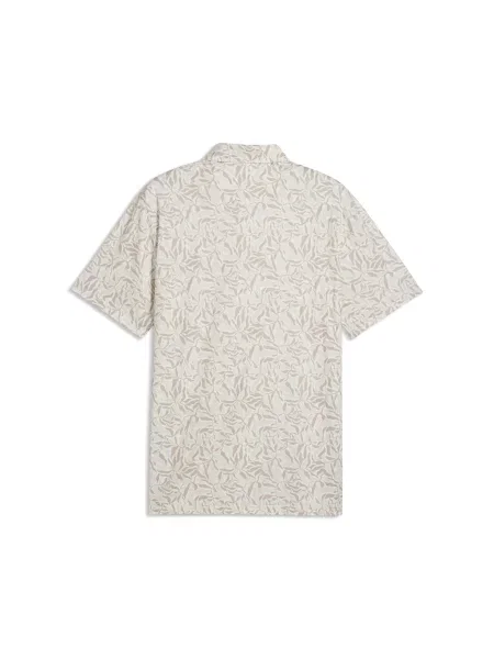 PUMA MÄ™ska koszulka polo CLOUDSPUN Marine Botanical OdzieÅ¼ BiaÅ‚y M biała