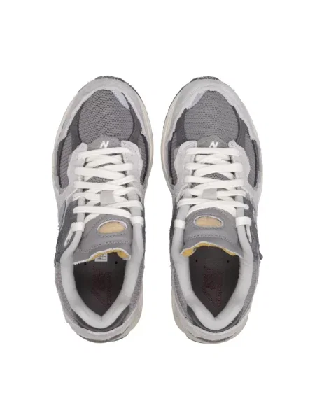 Sneakersy New Balance skórzane szare
