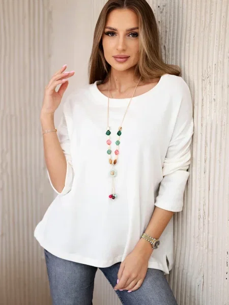 Bluză Kesi Włoski alb