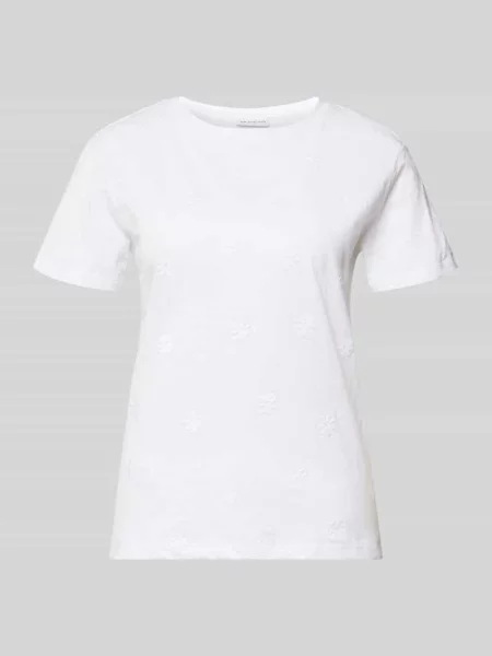 T-shirt z okrągłym dekoltem Jake*s Casual biała