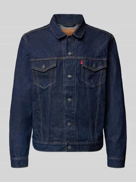 Kurtka jeansowa z na piersi model ‘THE TRUCKER JACKET’ Levi's niebieska