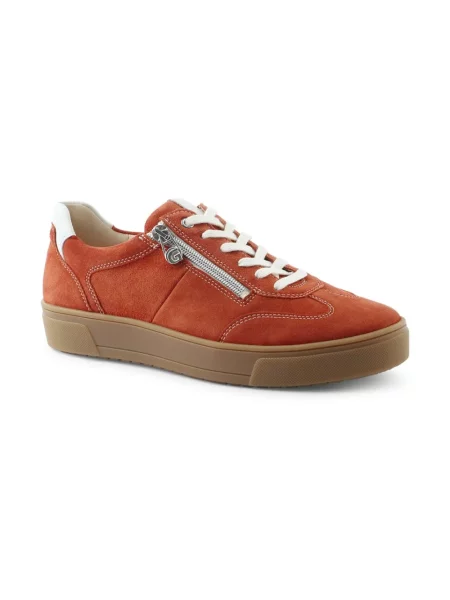 Sneakersy Ganter pomarańczowe
