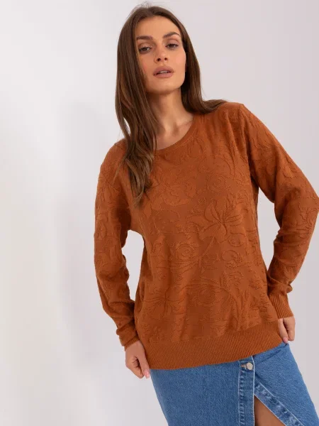 Pulover Fashionhunters maro