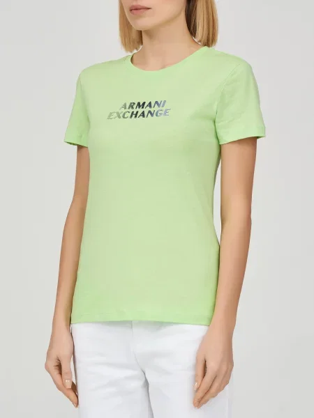 Футболка Armani Exchange зелена