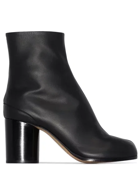 Cizme scurte Maison Margiela din piele negru