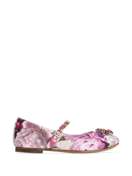 Balerinki dziecięce Dolce And Gabbana różowe
