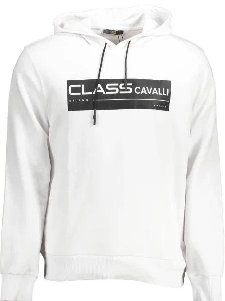 Mikina Cavalli Class bílá