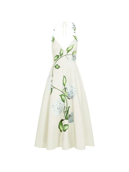 Rochie midi Oscar De La Renta cu imagine până la genunchi de costum