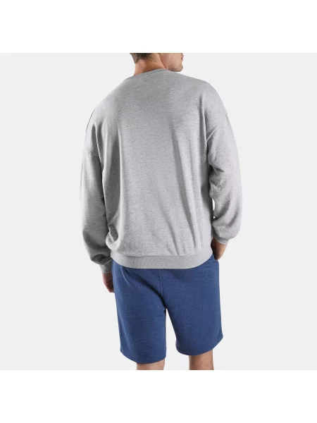 Reebok Bluza World Crew male Athletic Grey Marl Size: szara