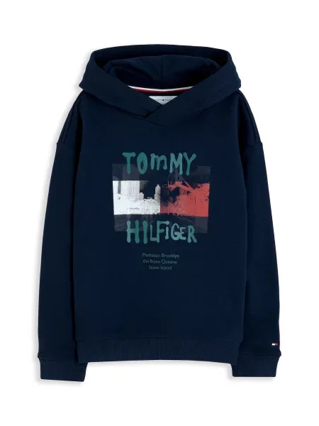 Palton copii Tommy Hilfiger alb
