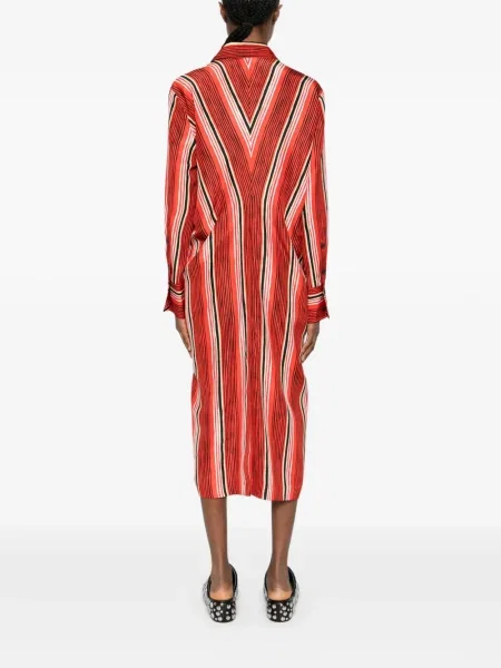 Костюм миди рокля Proenza Schouler до коляното червено