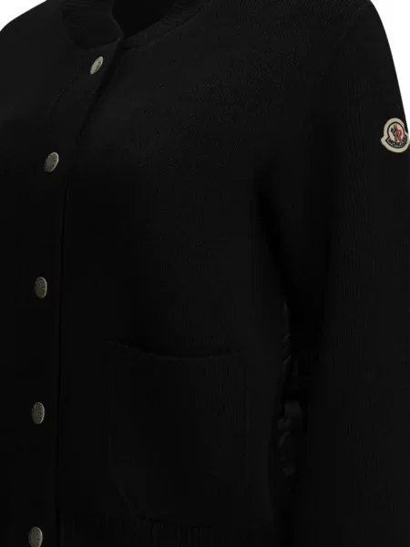 Cardigan Moncler de lână negru