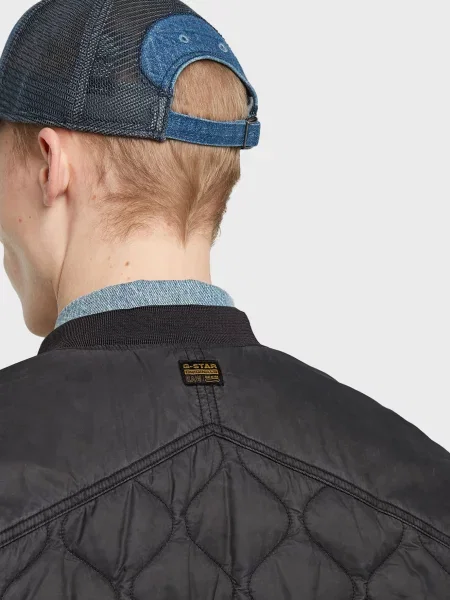 Стьобаний бомбер G-star Raw сірий