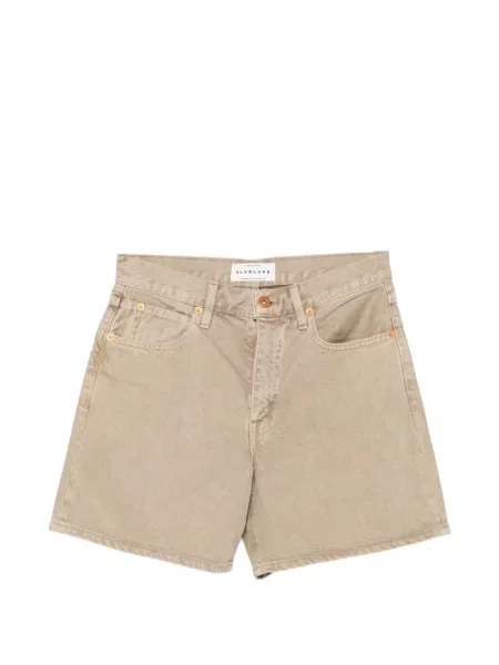 Pantaloni scurți din denim Slvrlake maro