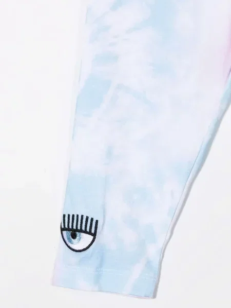 Legginsy dziecięce Chiara Ferragni niebieskie