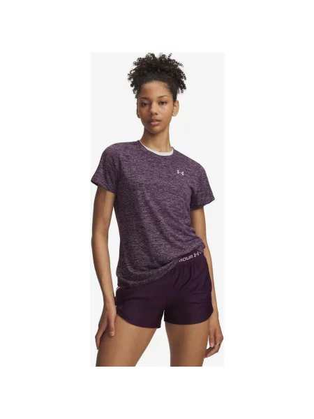 Koszulka z krótkim rękawem Under Armour Tech Twist XS fioletowy