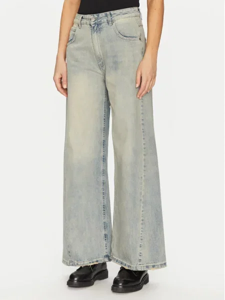 ViCOLO Traperice Wide Leg plava