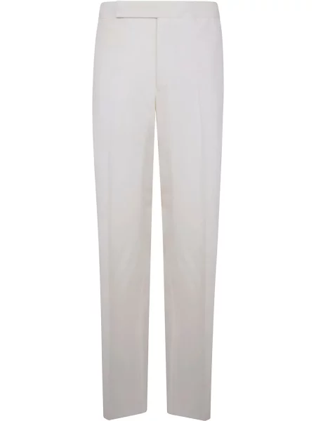 Pantaloni Lardini de lână alb