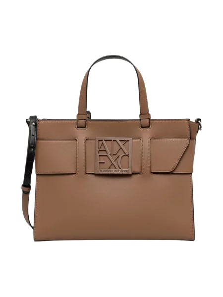 Torebka Armani Exchange brązowa