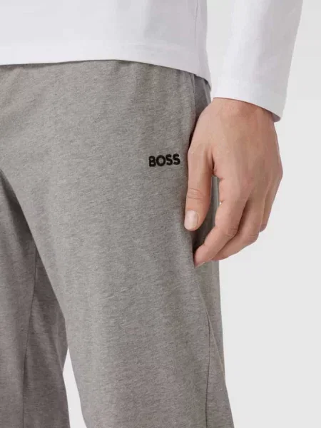 Boss Spodnie Od Piżamy Mix & Match grau szare