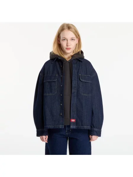Cămașă Dickies Mechanic Oversized Denim Shirt Rinsed M
