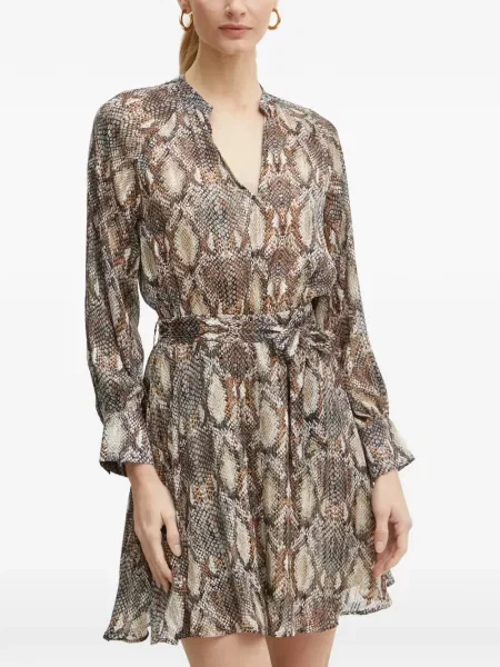 Rochie mini Morgan cu imagine maro