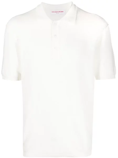 Tricou polo Orlebar Brown alb