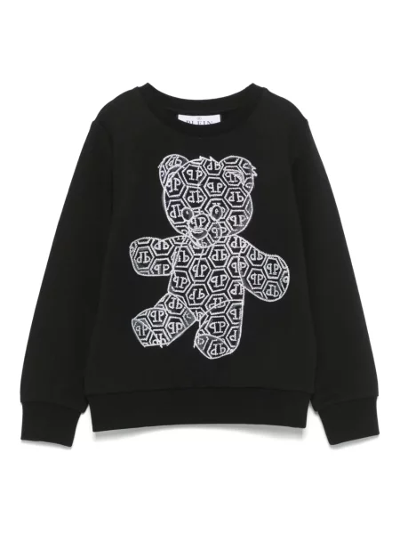 Bluza dziecięca Philipp Plein czarna