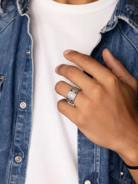 Žiedas Nialaya Jewelry sidabrinė