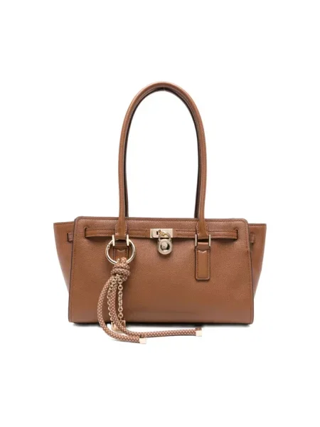 Shopperka Michael Kors skórzana brązowa