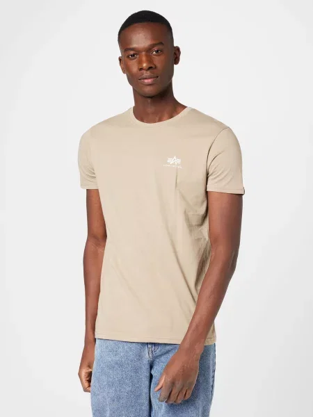 ALPHA INDUSTRIES Tricou kitt alb